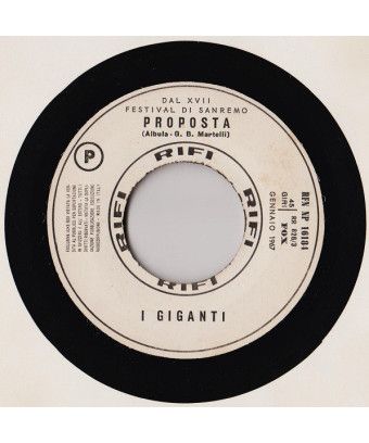 Proposal You Must Trust Me [I Giganti,...] – Vinyl 7", 45 RPM, Jukebox [product.brand] 1 - Shop I'm Jukebox 