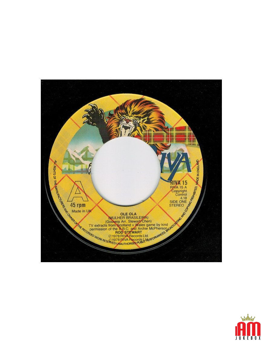 Ole Ola [Rod Stewart,...] – Vinyl 7", 45 RPM, Stereo [product.brand] 1 - Shop I'm Jukebox 