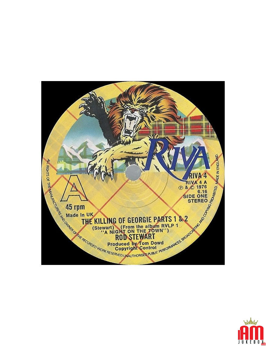 The Killing Of Georgie Parts 1 & 2 [Rod Stewart] – Vinyl 7", 45 RPM, Single [product.brand] 1 - Shop I'm Jukebox 