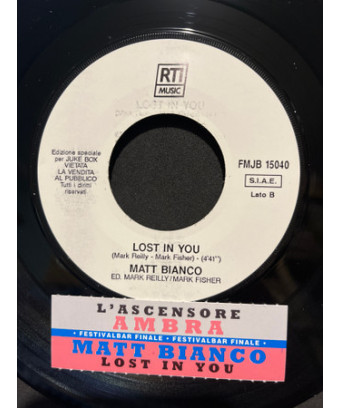 L' Ascensore   Lost In You [Ambra,...] - Vinyl 7", 45 RPM, Promo
