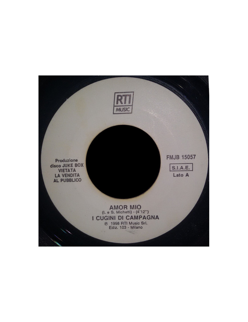 Amor Mio   Notturno Fiorentino [I Cugini Di Campagna,...] - Vinyl 7", 45 RPM, Jukebox