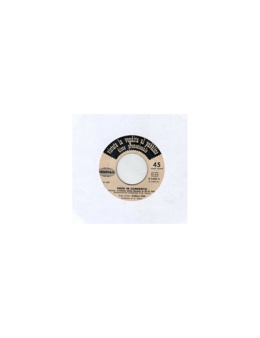 Voice In Concert Long And Lonesome Road [Gisella Fusi,...] - Vinyl 7", 45 RPM, Jukebox [product.brand] 1 - Shop I'm Jukebox 