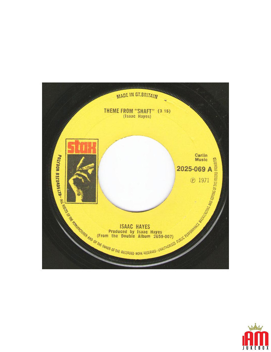 Theme From Shaft [Isaac Hayes] – Vinyl 7", 45 RPM, Single [product.brand] 1 - Shop I'm Jukebox 