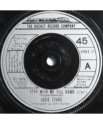 Stay With Me Till Dawn [Judie Tzuke] - Vinyl 7", 45 RPM, Single
