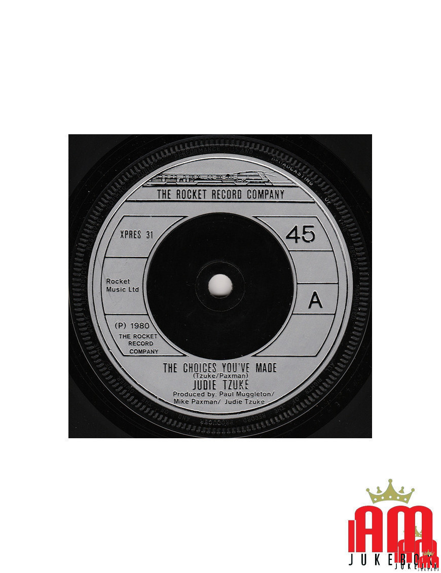 The Choices You've Made [Judie Tzuke] - Vinyl 7", Single, 45 RPM [product.brand] 1 - Shop I'm Jukebox 