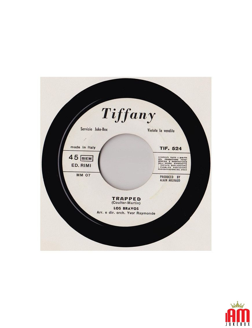 Trapped Tu Dici Ciao [Los Bravos,...] - Vinyl 7", 45 RPM, Jukebox [product.brand] 1 - Shop I'm Jukebox 