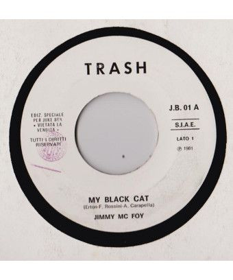 Mon chat noir Un peu de musique [Jimmy Mc Foy,...] - Vinyle 7", 45 tours, Jukebox [product.brand] 1 - Shop I'm Jukebox 