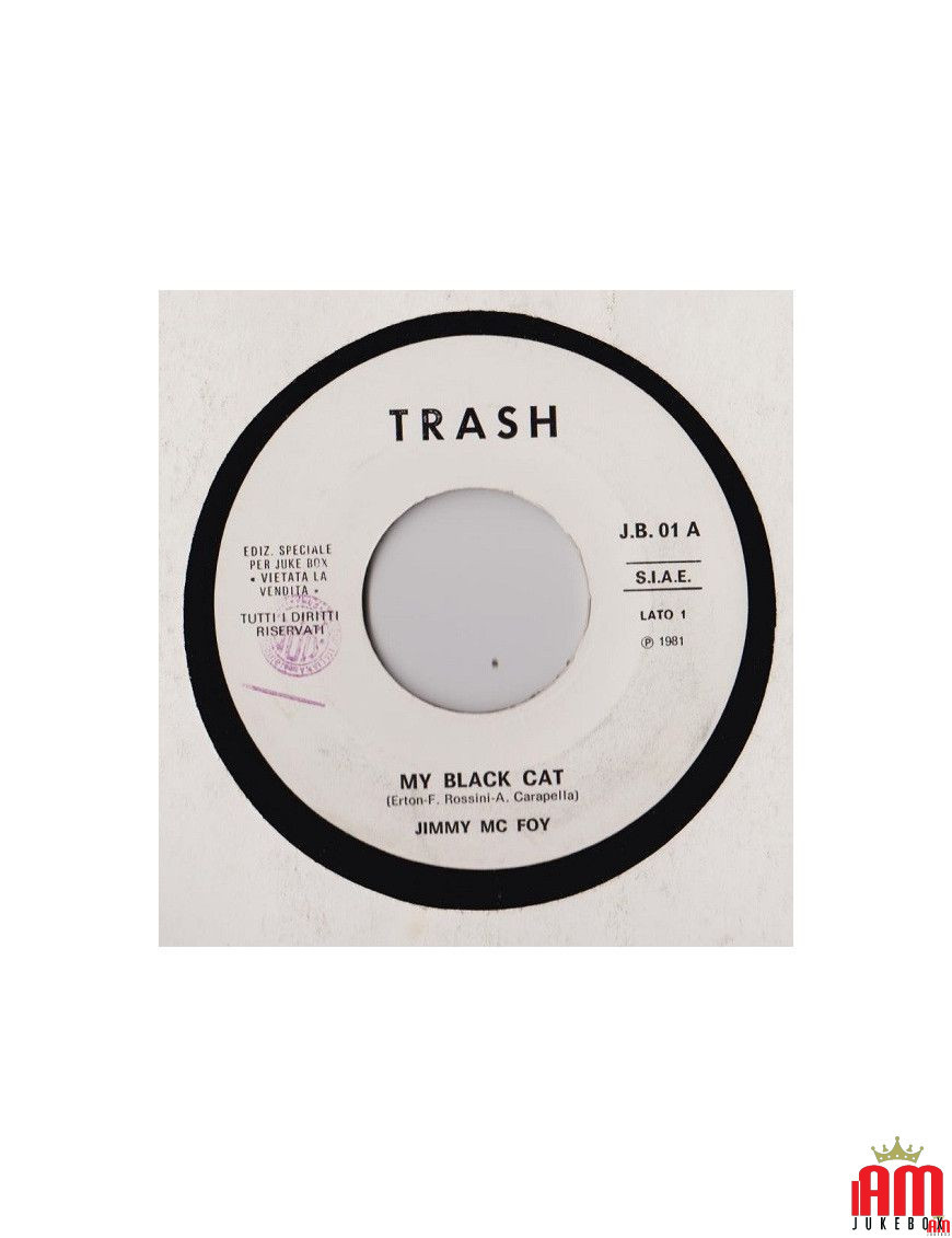 My Black Cat A Bit of Music [Jimmy Mc Foy,...] - Vinyl 7", 45 RPM, Jukebox [product.brand] 1 - Shop I'm Jukebox 