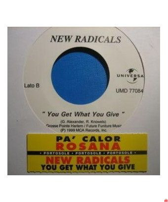 Pa' Calor You Get What You Give [Rosana,...] - Vinyl 7", Promo [product.brand] 1 - Shop I'm Jukebox 