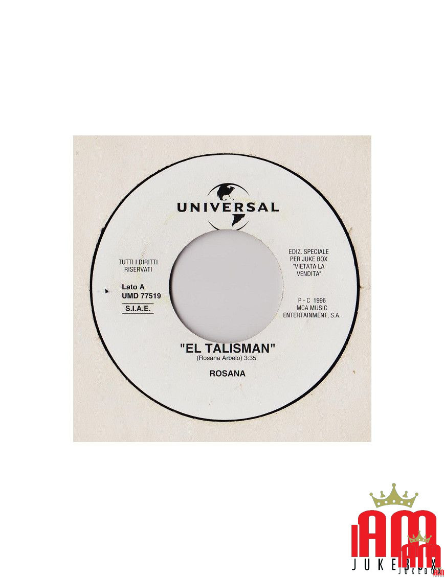 El Talisman The New Pollution [Rosana,...] – Vinyl 7", 45 RPM, Jukebox [product.brand] 1 - Shop I'm Jukebox 