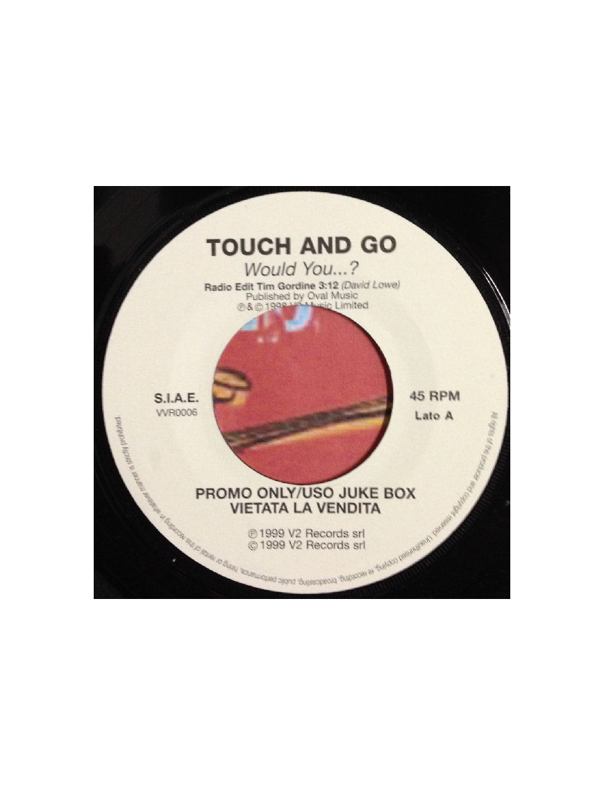 Would You...?   Amore Disperato [Touch And Go,...] - Vinyl 7", 45 RPM, Promo