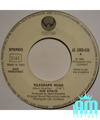 Telegraph Road Two Heads Are Better Than One [Dire Straits,...] – Vinyl 7", 45 RPM, Promo [product.brand] 1 - Shop I'm Jukebox 