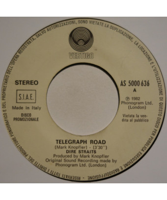 Telegraph Road Two Heads Are Better Than One [Dire Straits,...] – Vinyl 7", 45 RPM, Promo [product.brand] 1 - Shop I'm Jukebox 