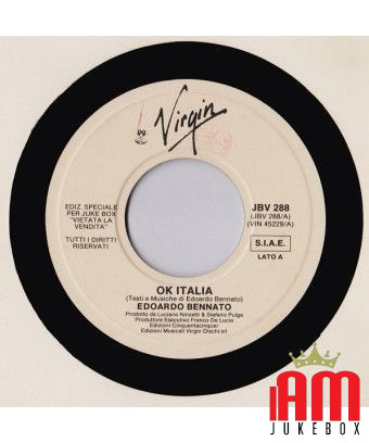 Ok Italia Heart And Soul [Edoardo Bennato,...] – Vinyl 7", 45 RPM, Jukebox [product.brand] 1 - Shop I'm Jukebox 