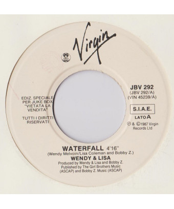 Waterfall   Maybe Tomorrow  [Wendy & Lisa,...] - Vinyl 7", 45 RPM, Jukebox