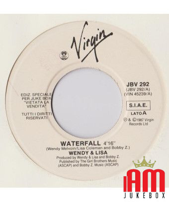 Waterfall Maybe Tomorrow [Wendy & Lisa,...] - Vinyle 7", 45 RPM, Jukebox [product.brand] 1 - Shop I'm Jukebox 