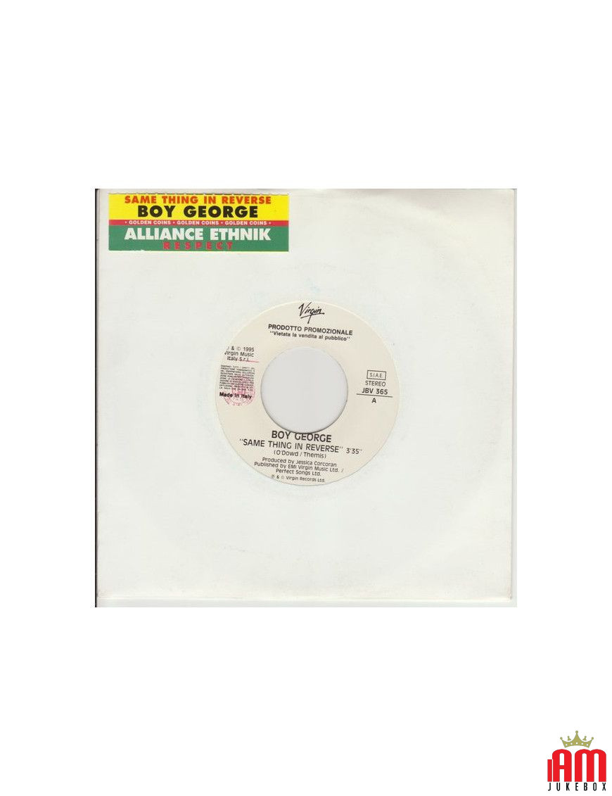 Same Thing In Reverse Respect [Boy George,...] - Vinyl 7", 45 RPM, Jukebox, Promo [product.brand] 1 - Shop I'm Jukebox 