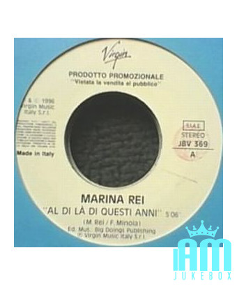 Beyond These Years Why You Treat Me So Bad [Marina Rei,...] – Vinyl 7", 45 RPM, Promo [product.brand] 1 - Shop I'm Jukebox 