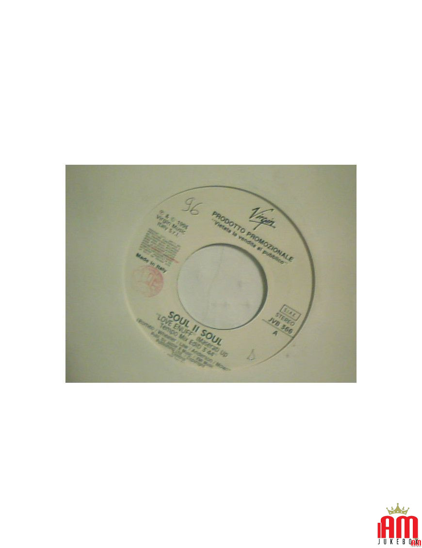 Love Enuff – Velvet Park [Soul II Soul,...] – Vinyl 7", 45 RPM, Promo [product.brand] 1 - Shop I'm Jukebox 