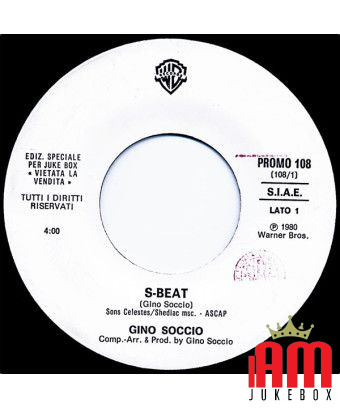 S-Beat Te Ne Vai [Gino Soccio,...] - Vinyl 7", 45 RPM, Jukebox [product.brand] 1 - Shop I'm Jukebox 