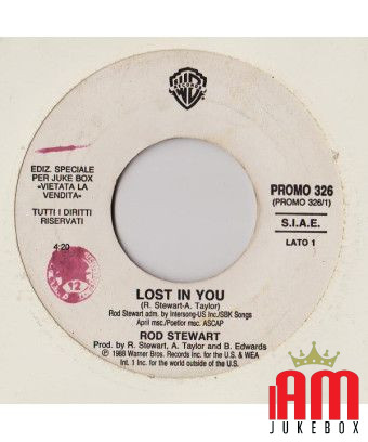 Lost In You The Blood That Moves The Body [Rod Stewart,...] – Vinyl 7", 45 RPM, Jukebox [product.brand] 1 - Shop I'm Jukebox 