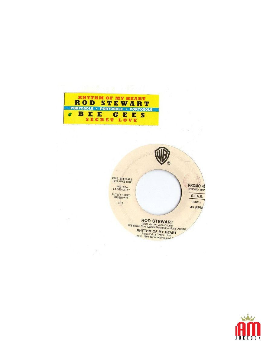 Rhythm Of My Heart Secret Love [Rod Stewart,...] – Vinyl 7", 45 RPM, Jukebox [product.brand] 1 - Shop I'm Jukebox 