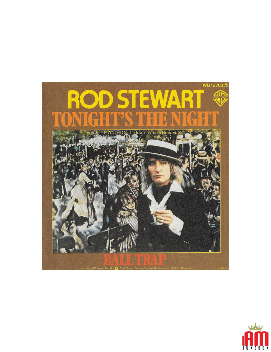 Ce soir est la nuit [Rod Stewart] - Vinyl 7", Single, 45 RPM