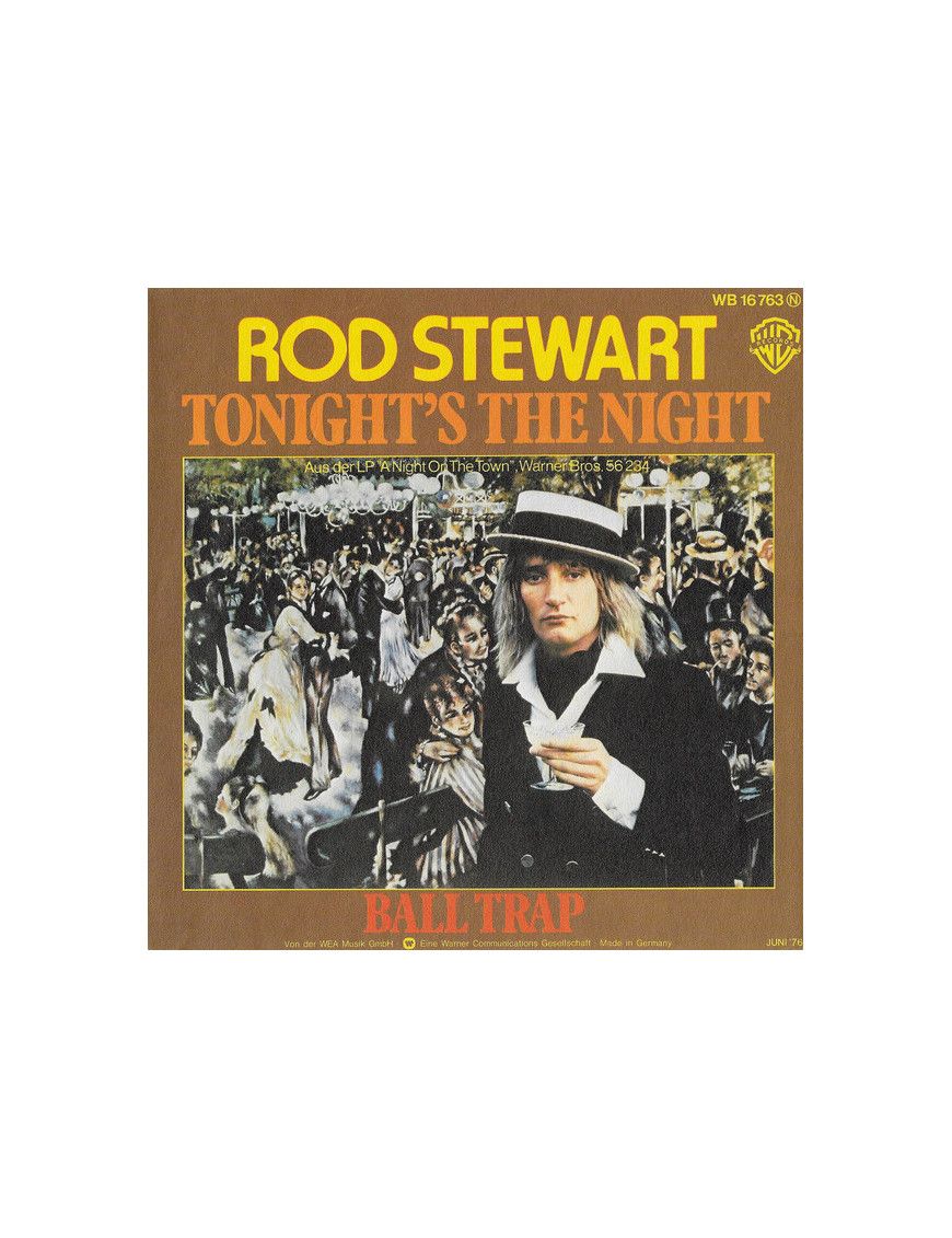 Tonight's The Night [Rod Stewart] - Vinyl 7", Single, 45 RPM [product.brand] 1 - Shop I'm Jukebox 