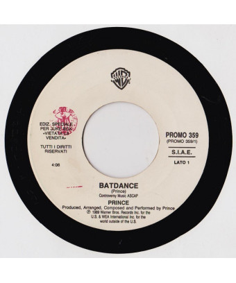 Batdance Si tu ne me connais pas maintenant [Prince,...] - Vinyl 7", 45 RPM, Jukebox