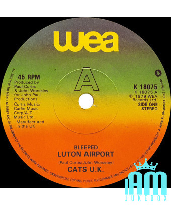 Luton Airport (Bleeped) [Cats UK] – Vinyl 7", 45 RPM, Single [product.brand] 1 - Shop I'm Jukebox 