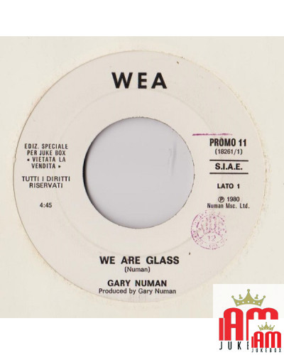 We Are Glass Votre nom est l'Afrique [Gary Numan,...] - Vinyle 7", 45 RPM, Jukebox [product.brand] 1 - Shop I'm Jukebox 