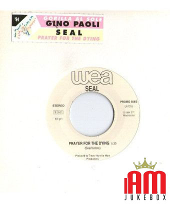 Gorilla Al Sole Prayer For The Dying [Gino Paoli,...] - Vinyle 7", 45 RPM, Jukebox [product.brand] 1 - Shop I'm Jukebox 