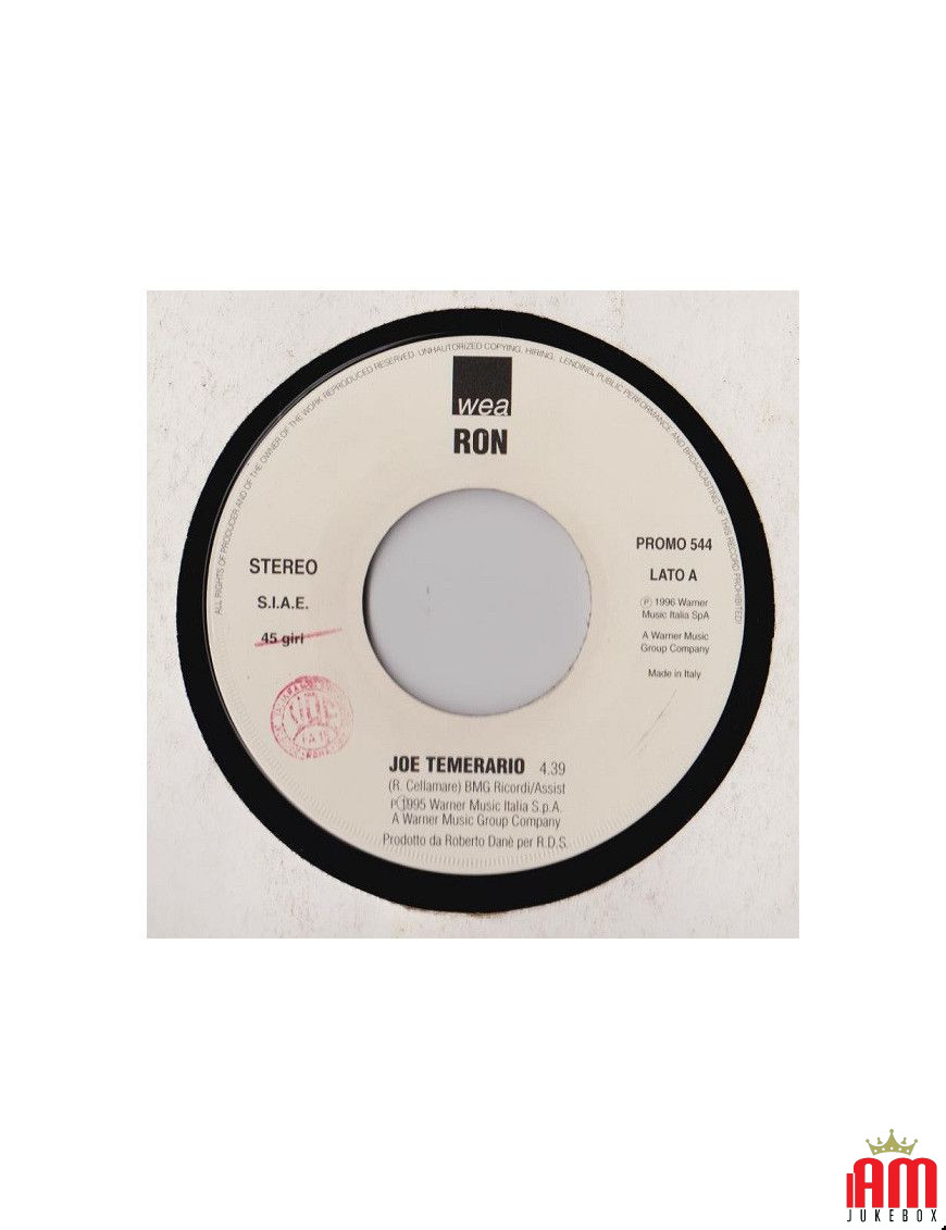 Joe Temerario You Oughta Know [Ron (16),...] - Vinyl 7", 45 RPM, Jukebox, Promo [product.brand] 1 - Shop I'm Jukebox 