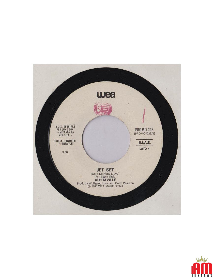 Jet Set The Heat Is On [Alphaville,...] - Vinyle 7", 45 RPM, Jukebox [product.brand] 1 - Shop I'm Jukebox 