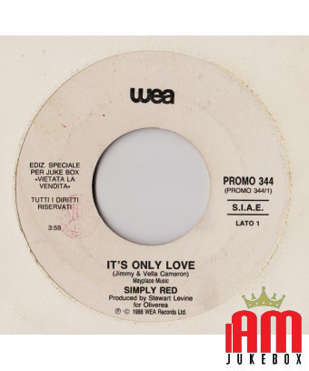 It's Only Love Four Letter Word [Simply Red,...] - Vinyl 7", 45 RPM, Jukebox [product.brand] 1 - Shop I'm Jukebox 