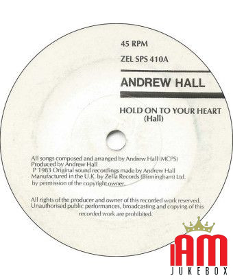 Hold On To Your Heart [Andrew Hall (15)] – Vinyl 7", Single [product.brand] 1 - Shop I'm Jukebox 