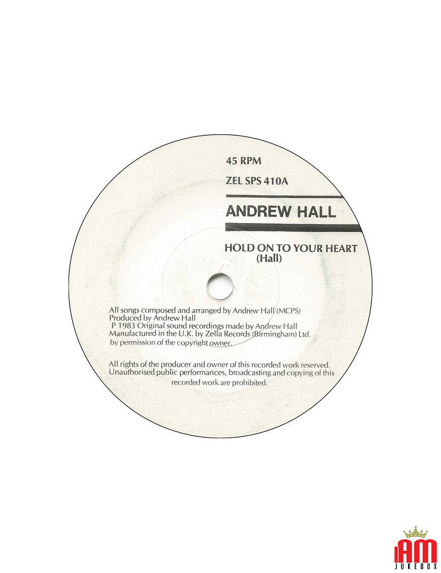 Accroche-toi à ton cœur [Andrew Hall (15)] - Vinyle 7", Single
