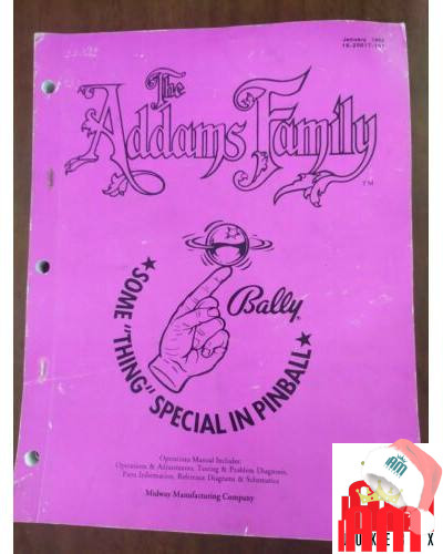 Italiano (Italian) [product.brand]The Addams Family-Bally-Manuale 1 Manuali Bally 1 Shop I'm Jukebox iamjukebox.it 