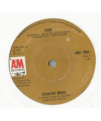 Star [Stealers Wheel] - Vinyle 7", 45 tours [product.brand] 1 - Shop I'm Jukebox 