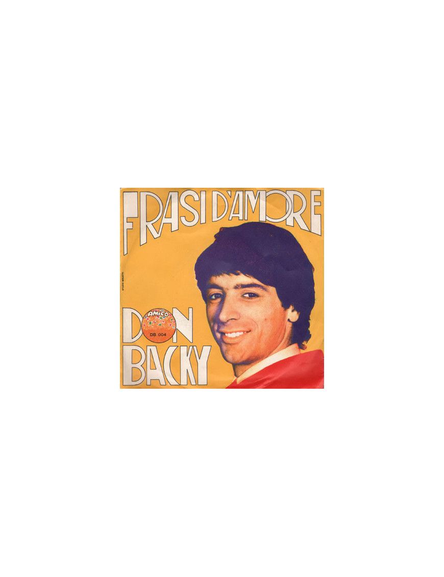 Frasi D'Amore [Don Backy] - Vinyl 7", 45 RPM [product.brand] 1 - Shop I'm Jukebox iamjukebox.it 3128550-2023-05-08-11-16-45 