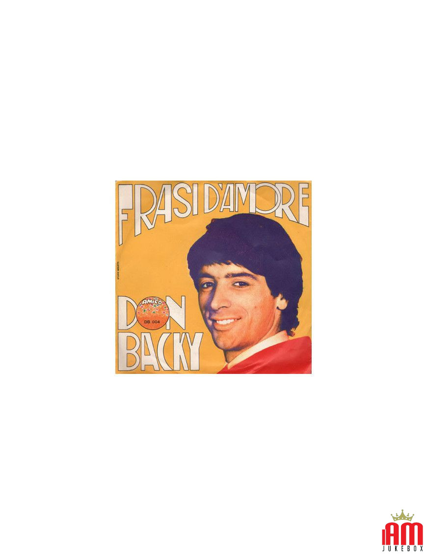 Frasi D'Amore [Don Backy] - Vinyl 7", 45 RPM [product.brand] 1 - Shop I'm Jukebox 