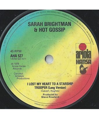 J'ai perdu mon cœur contre un Starship Trooper [Sarah Brightman,...] - Vinyl 7", 45 RPM, Single, Promo