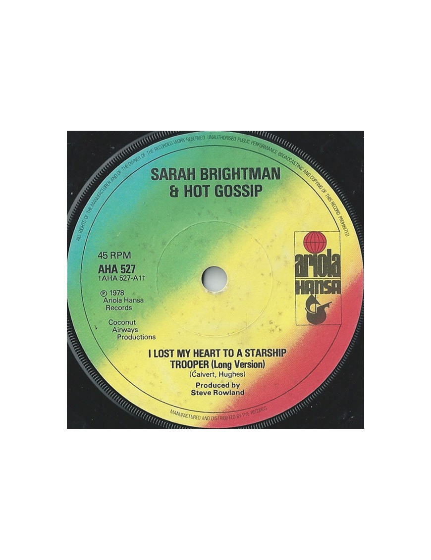 J'ai perdu mon cœur contre un Starship Trooper [Sarah Brightman,...] - Vinyl 7", 45 RPM, Single, Promo [product.brand] 1 - Shop 
