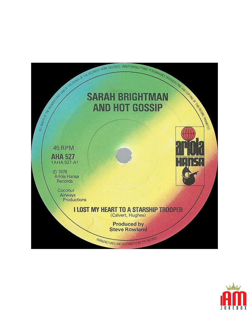 I Lost My Heart To A Starship Trooper [Sarah Brightman,...] - Vinyl 7", 45 RPM, Single [product.brand] 1 - Shop I'm Jukebox 