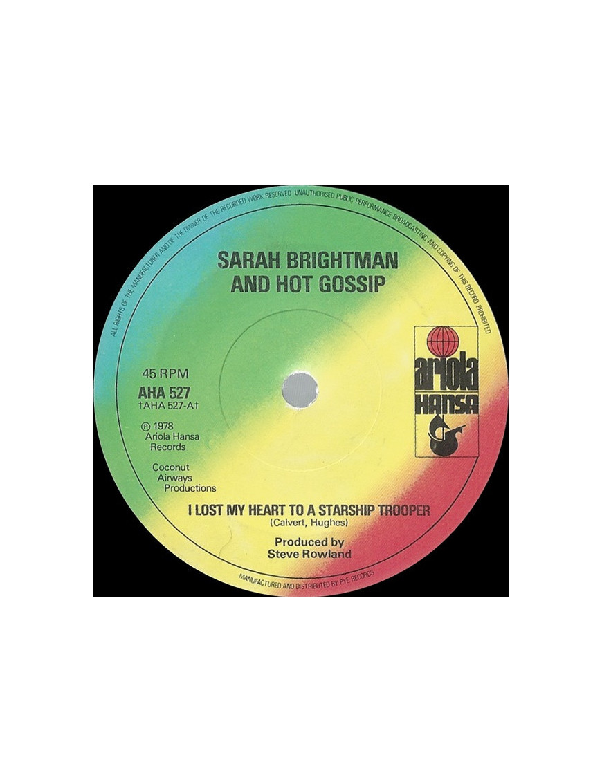 J'ai perdu mon cœur contre un Starship Trooper [Sarah Brightman,...] - Vinyl 7", 45 RPM, Single [product.brand] 1 - Shop I'm Juk