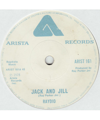 Jack And Jill [Raydio] - Vinyl 7"