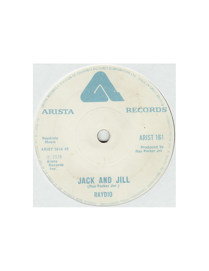 Jack et Jill [Raydio] - Vinyle 7" [product.brand] 1 - Shop I'm Jukebox 