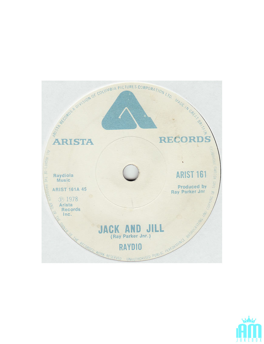 Jack And Jill [Raydio] – Vinyl 7" [product.brand] 1 - Shop I'm Jukebox 