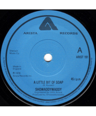 A Little Bit Of Soap [Showaddywaddy] – Vinyl 7", 45 RPM, Single [product.brand] 1 - Shop I'm Jukebox 