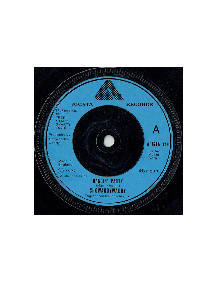Dancin' Party [Showaddywaddy] – Vinyl 7", 45 RPM, Single [product.brand] 1 - Shop I'm Jukebox 